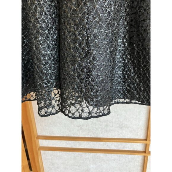 NWT Eva Franco Women’s Black Illusion Top Cocktail Dress, Size 4 MSRP $265 - Picture 10 of 14